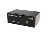 Startech.com Conmutador KVM DVI Dual USB de 2 Puertos con Audio y Concentrador USB 2.0 (SV231DD2DUA)